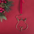 Lady Goddess Christmas Tree Hanging; Wire Art Handmade Crystal Woman Art