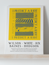Leeds Utd Art Print LYRICS Design in Yellow
