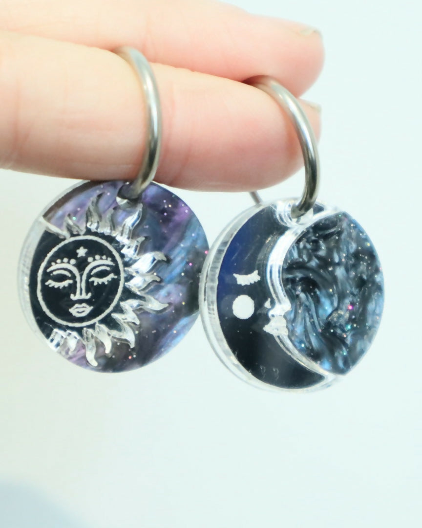 Silver Sun and Moon