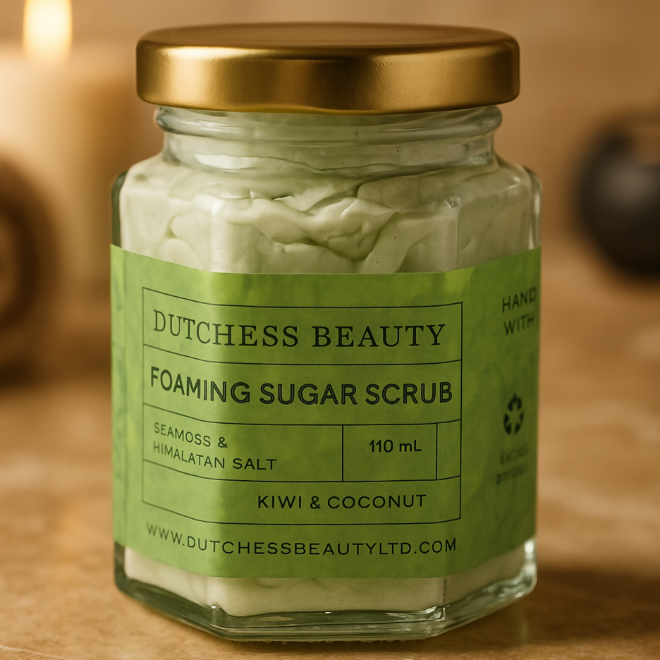 KIWI & COCONUT FOAMING SUGAR SCRUB