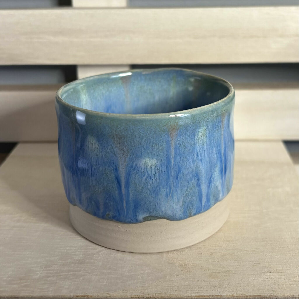 Blue Straight Edge Bowl