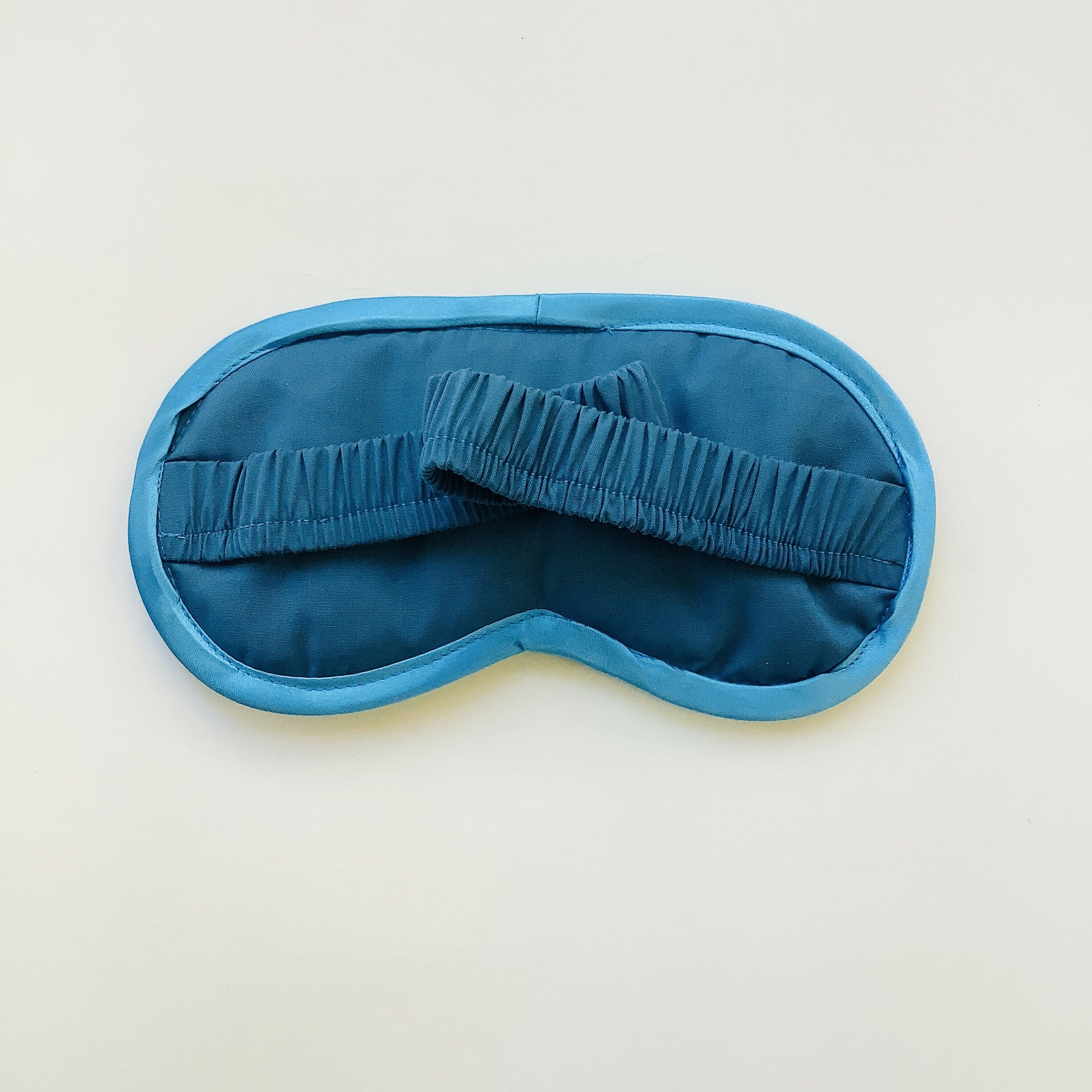 Teal Hummingbird Velvet Lavender Eye Mask