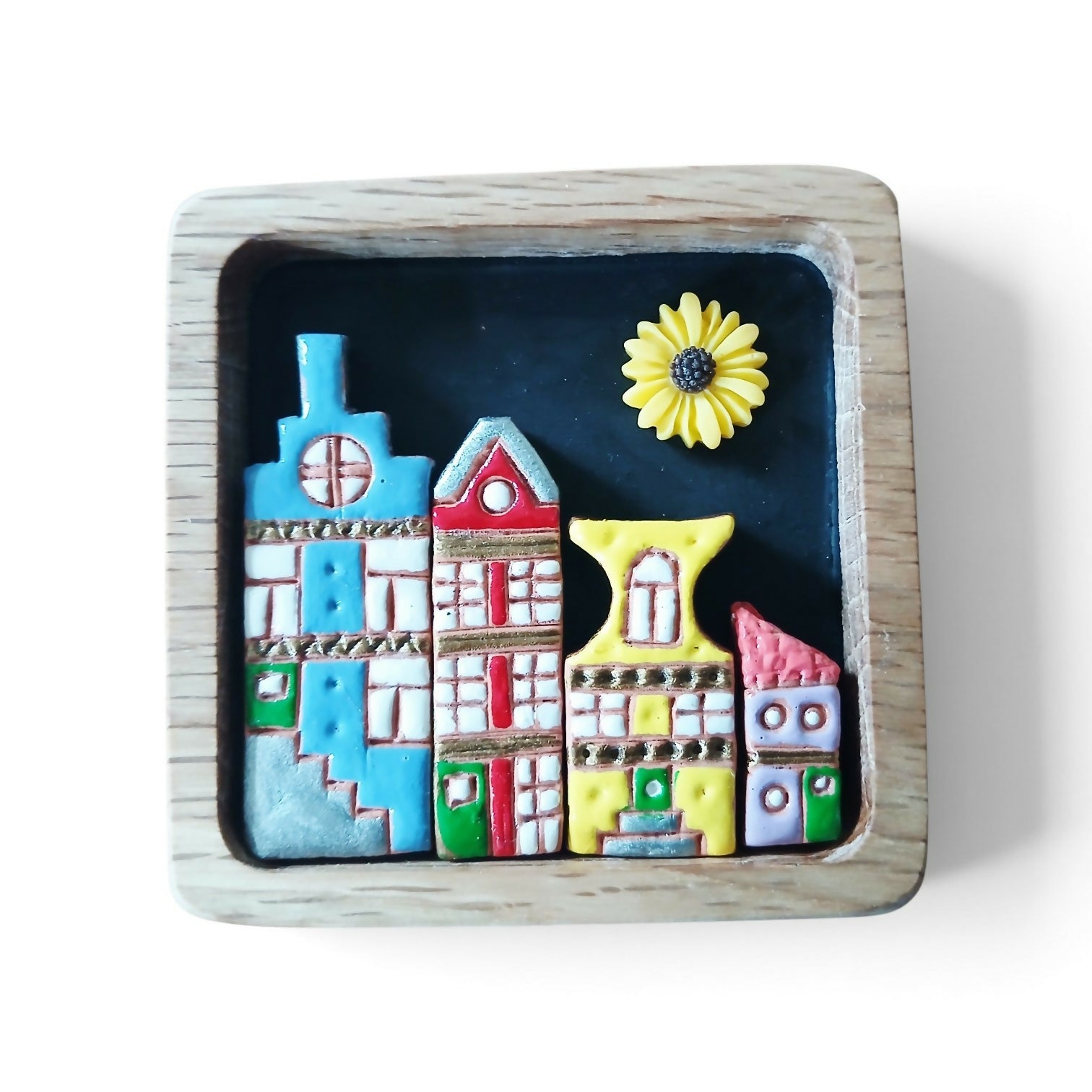 Dutch House Solid Oak Square