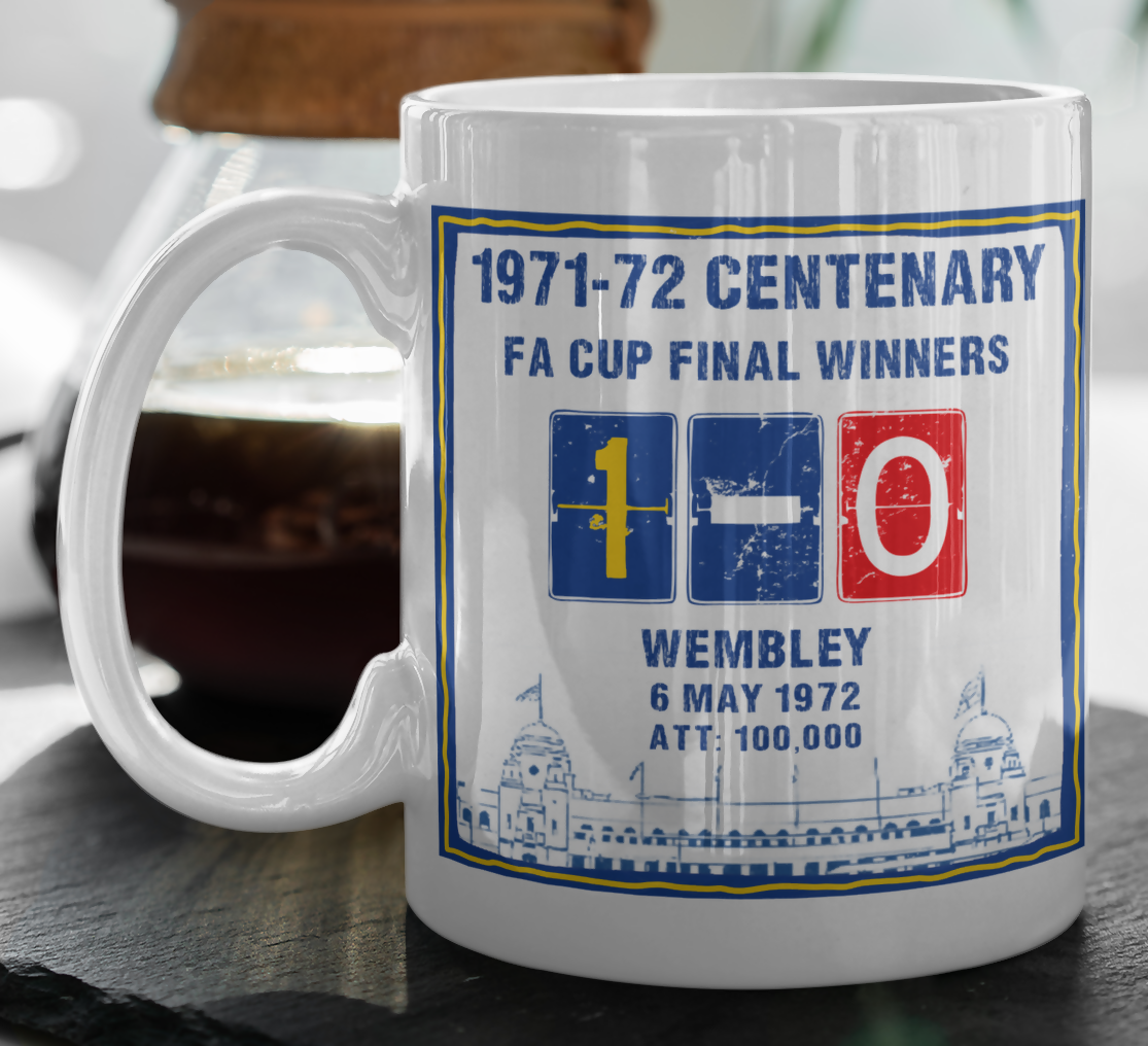 Leeds Utd Mug 1972 CUP FINAL Design
