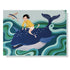 The Boy and The Whale Greetings Card