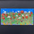 Poppies & Daisies Original Oil Painting On Wood In Black Frame