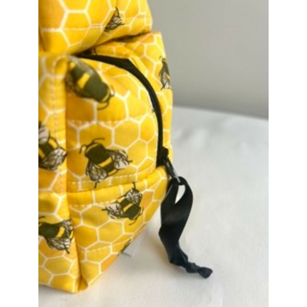 Yellow Bee Quilted Waterproof Makeup/Toiletry Bag