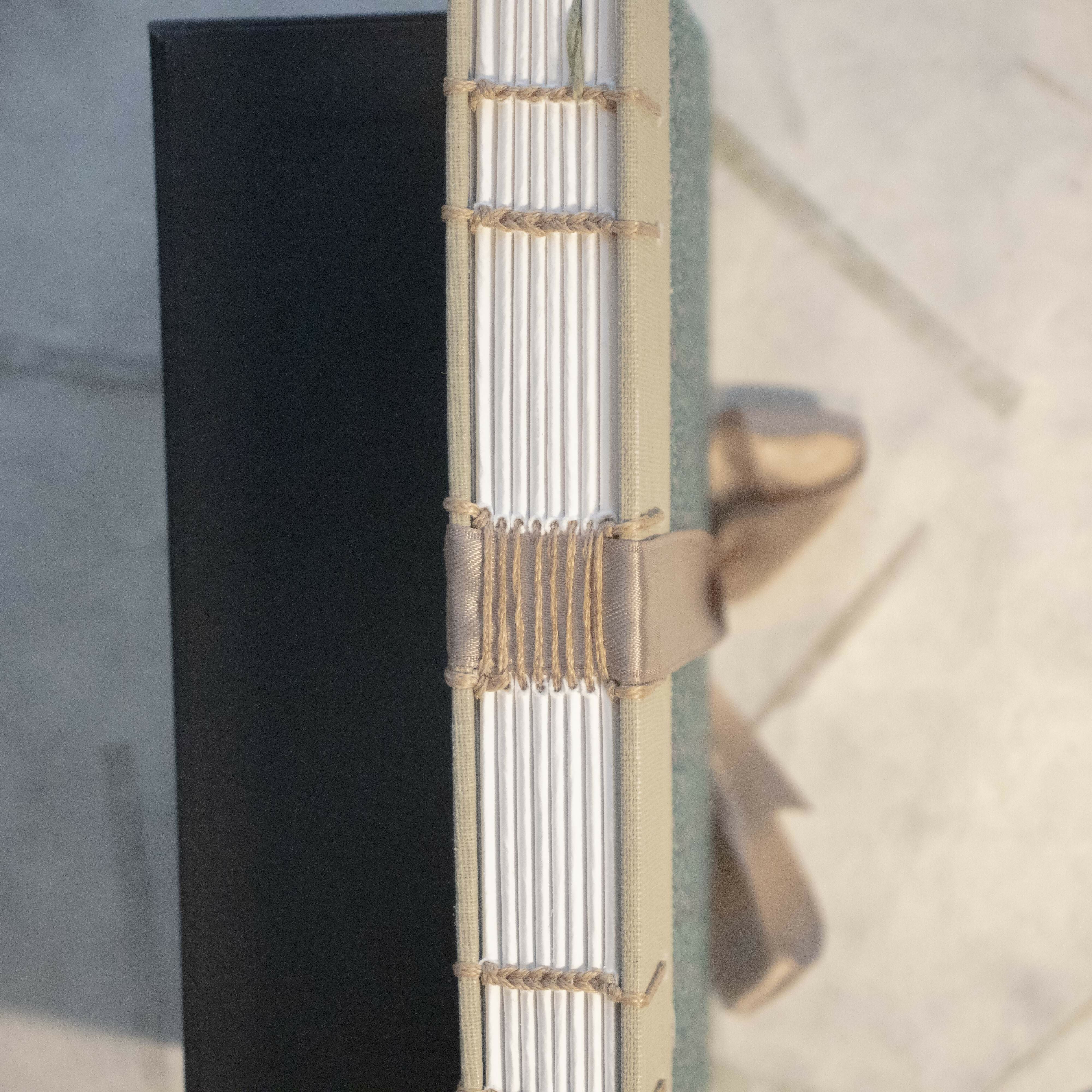 A6 Handmade Coptic Bound Artists Sketchbook