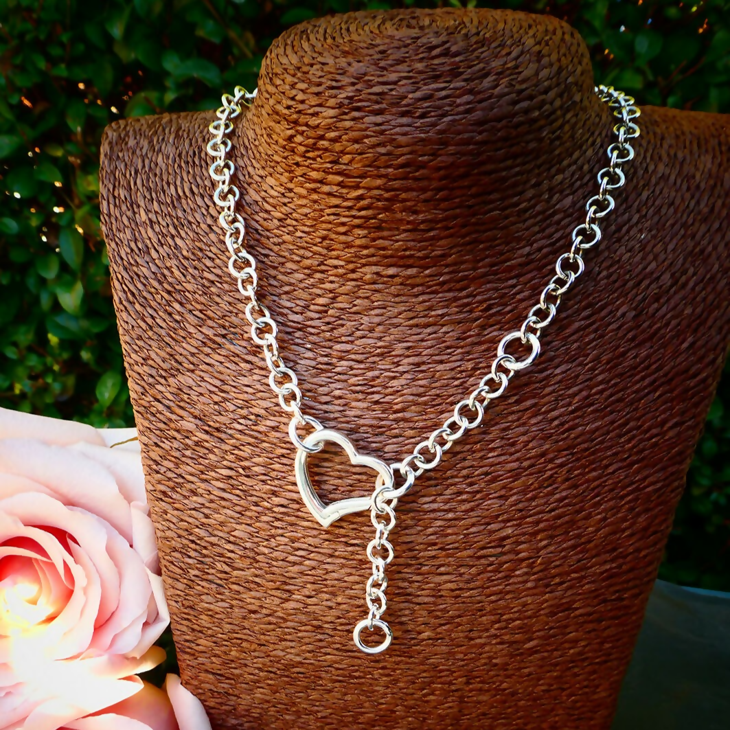 Sterling Silver Loveheart Sprite Necklace