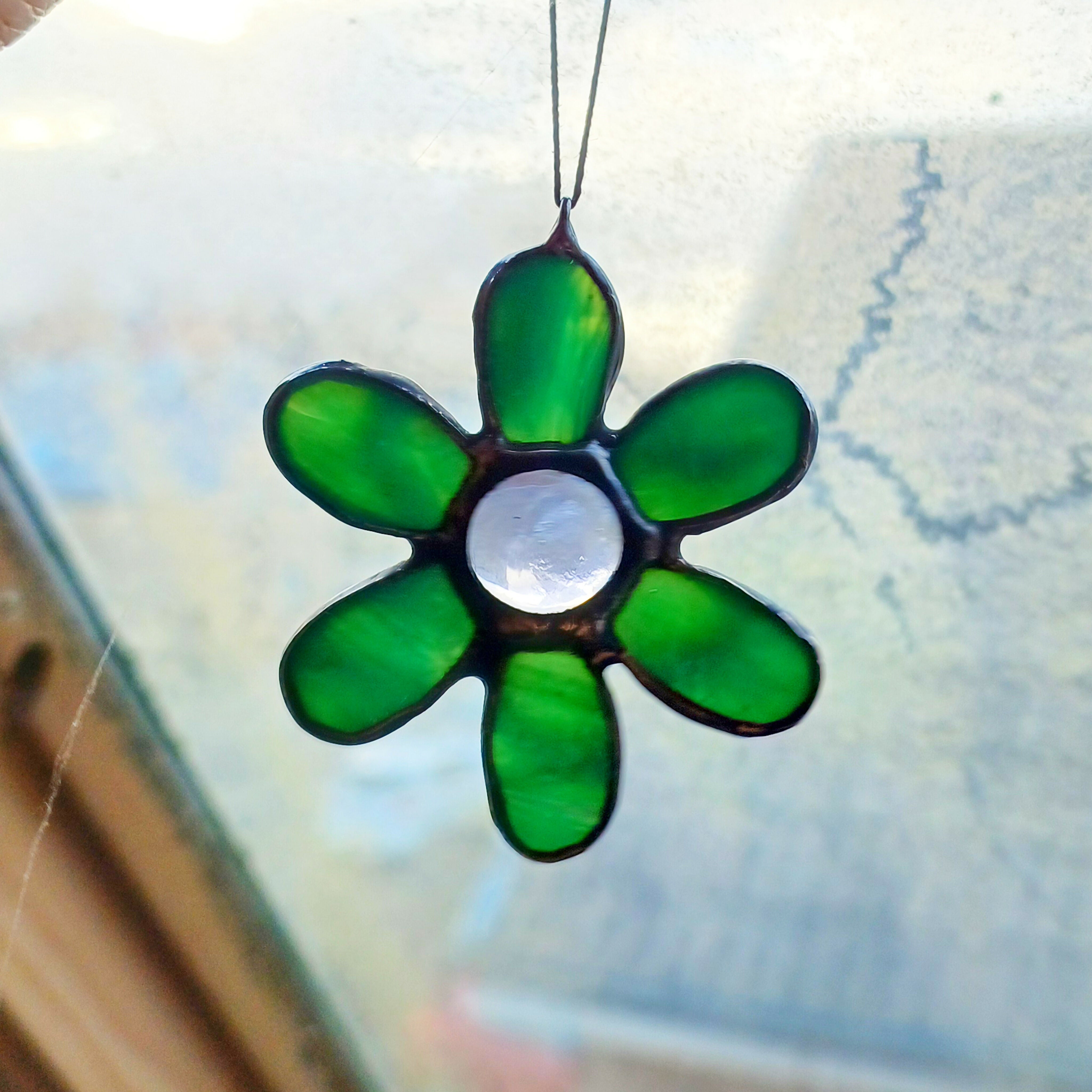 Mini Stained Glass Flower