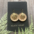 BRASS AND COPPER BOTANICAL EARRINGS