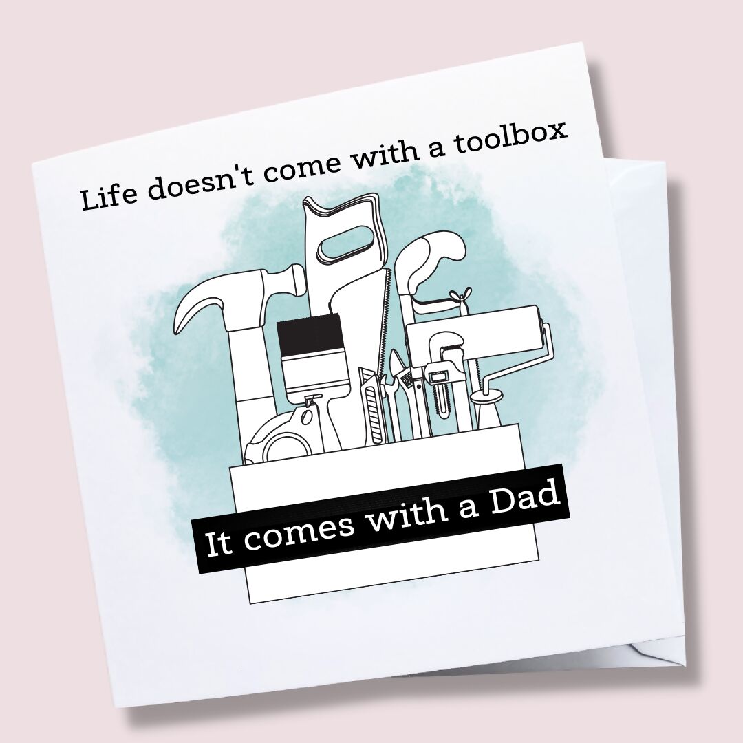Fathers Day Card- Tool Box
