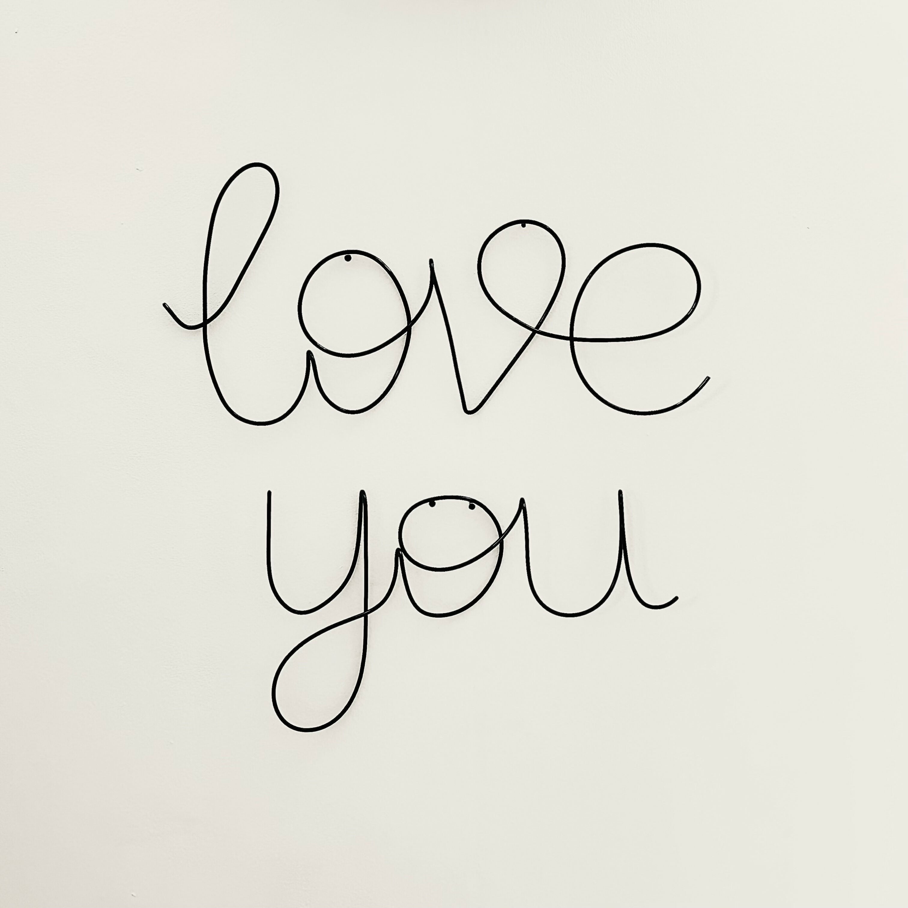 Love You Wire Sign