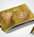 Yellow Lotus Flower Linen Women’s Zip-Up Pouch