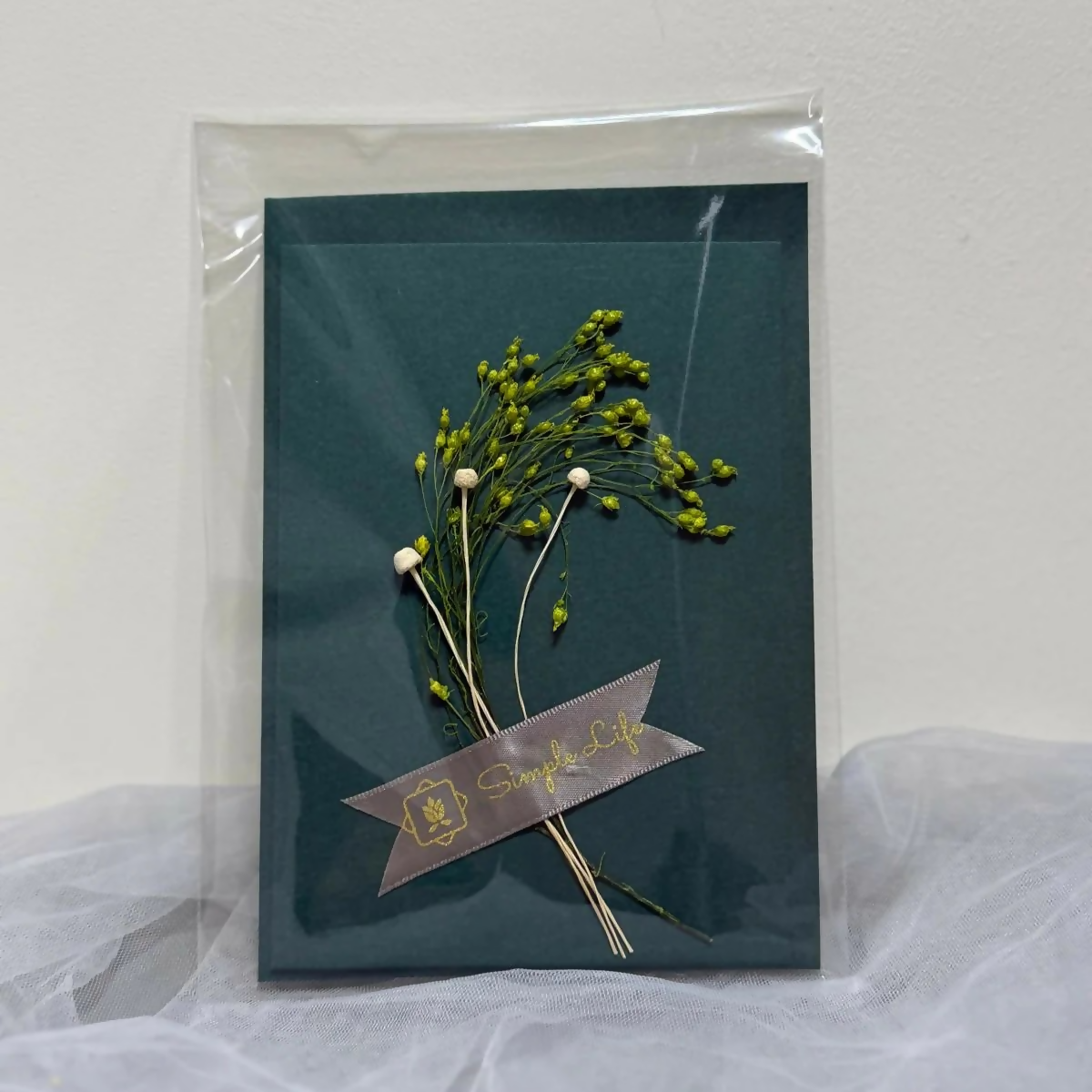 Preserved Flower Greeting Card
