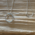 Sterling Silver Russian Rings Necklace - Adjustable 16 or 18 inches