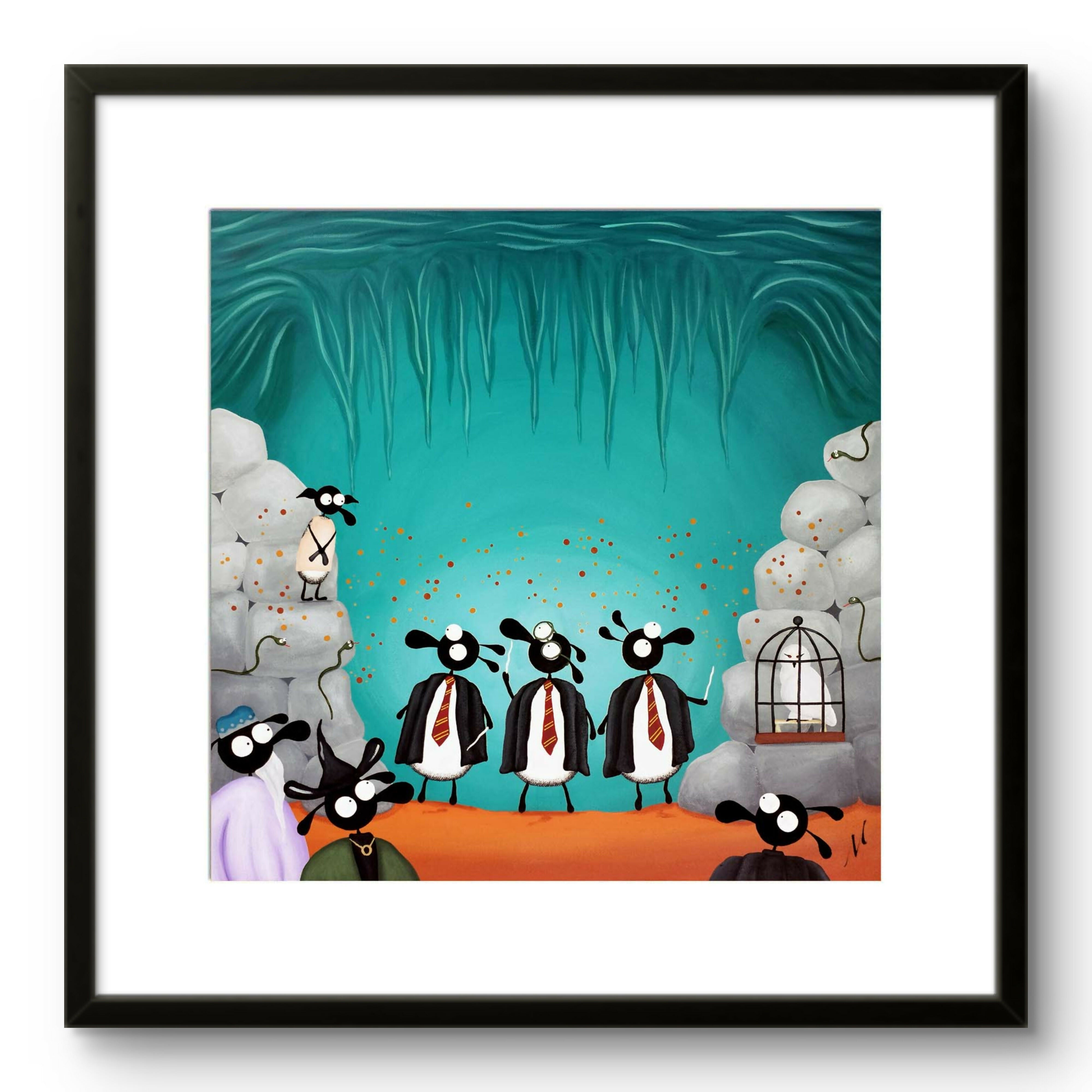 Chamber Of Sheeplets - 20” Framed Limited Edition Print