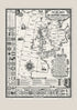 Shipping Forecast Map Hand Drawn Art Print