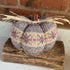 Upcycled Knitted Pumpkin Decoration, Handmade Autumn and Winter Ornament, Halloween, Christmas