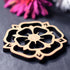 Yorkshire Rose Laser Cut Wooden Coaster