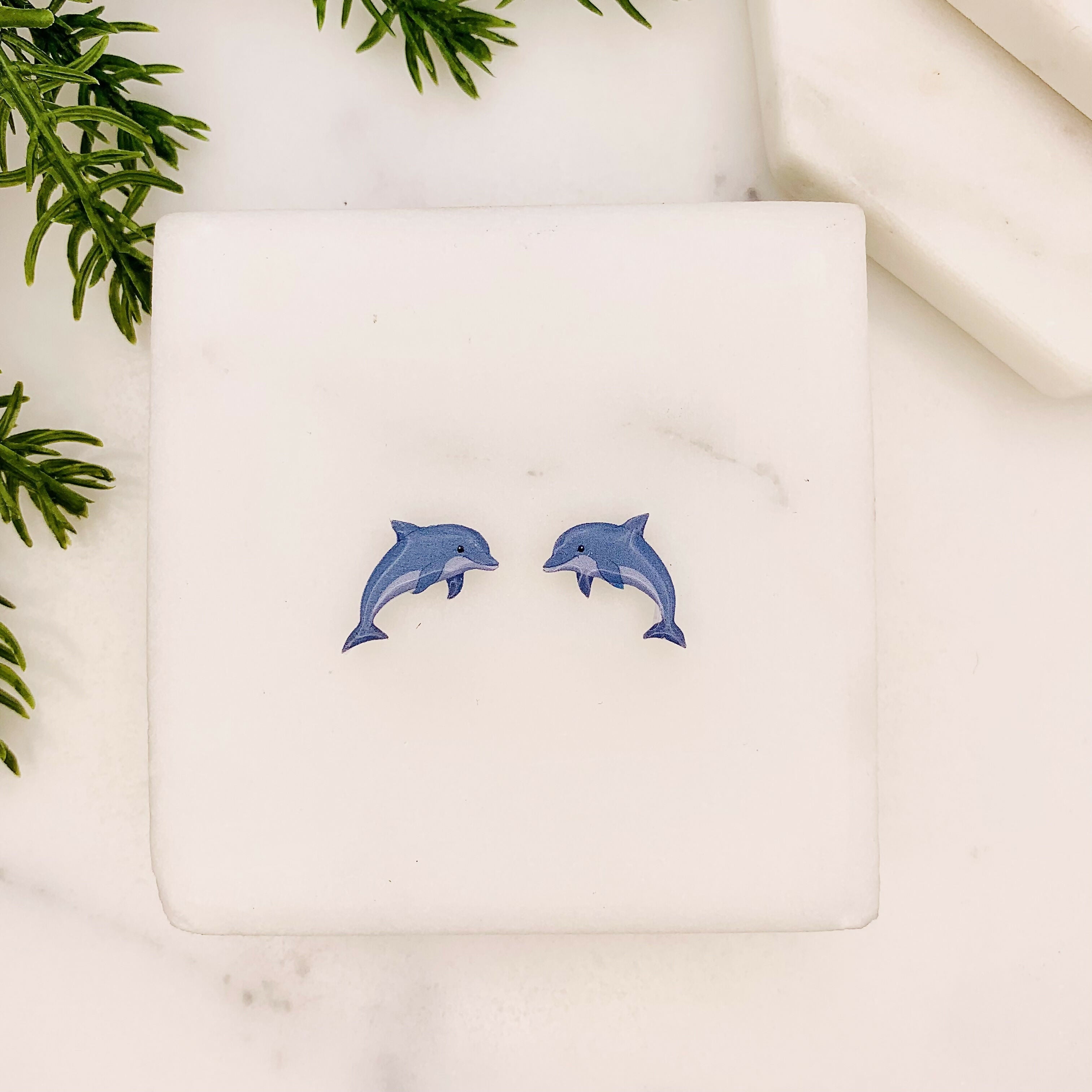 Dolphin Stud Earrings