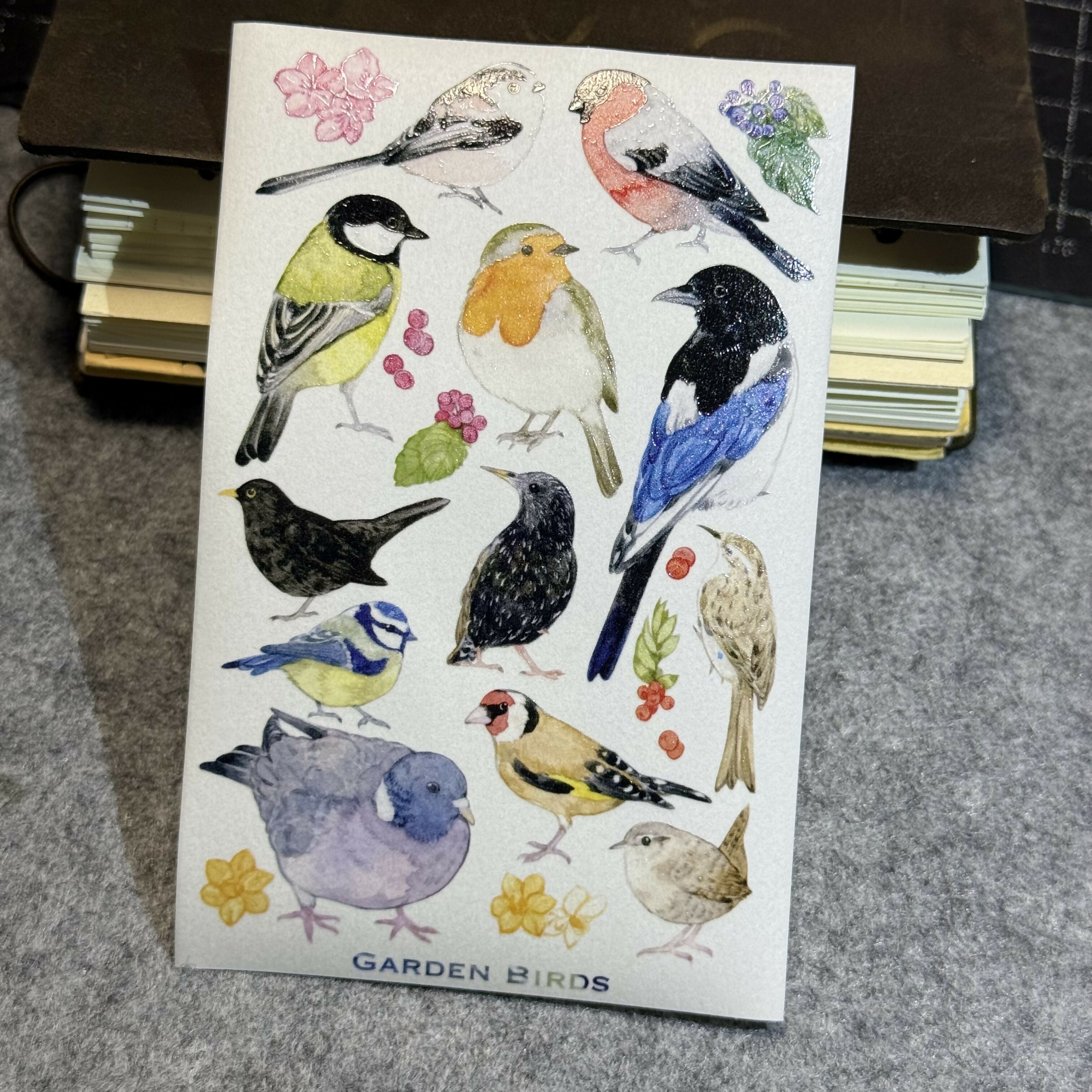 Single Washi Paper Wildlife Sticker 8 × 13 cm