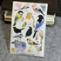 Single Washi Paper Wildlife Sticker 8 × 13 cm