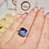 LABRADORITE RING SIZE Q