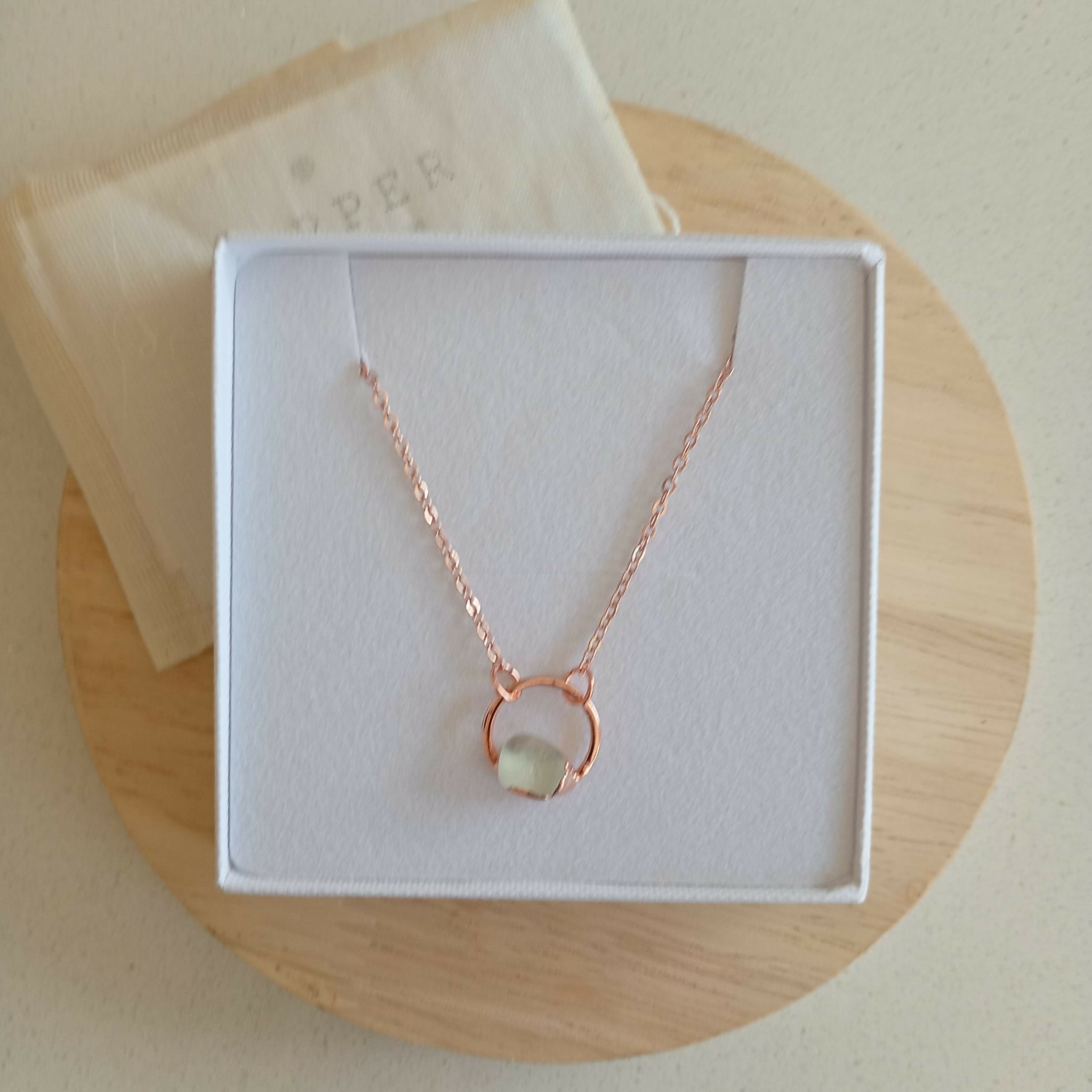 Seaglass Moon Necklace