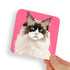 White Ragdoll V2 Cat Coaster