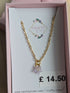 Stainless Steel Real Forget Me Not flower Necklace
