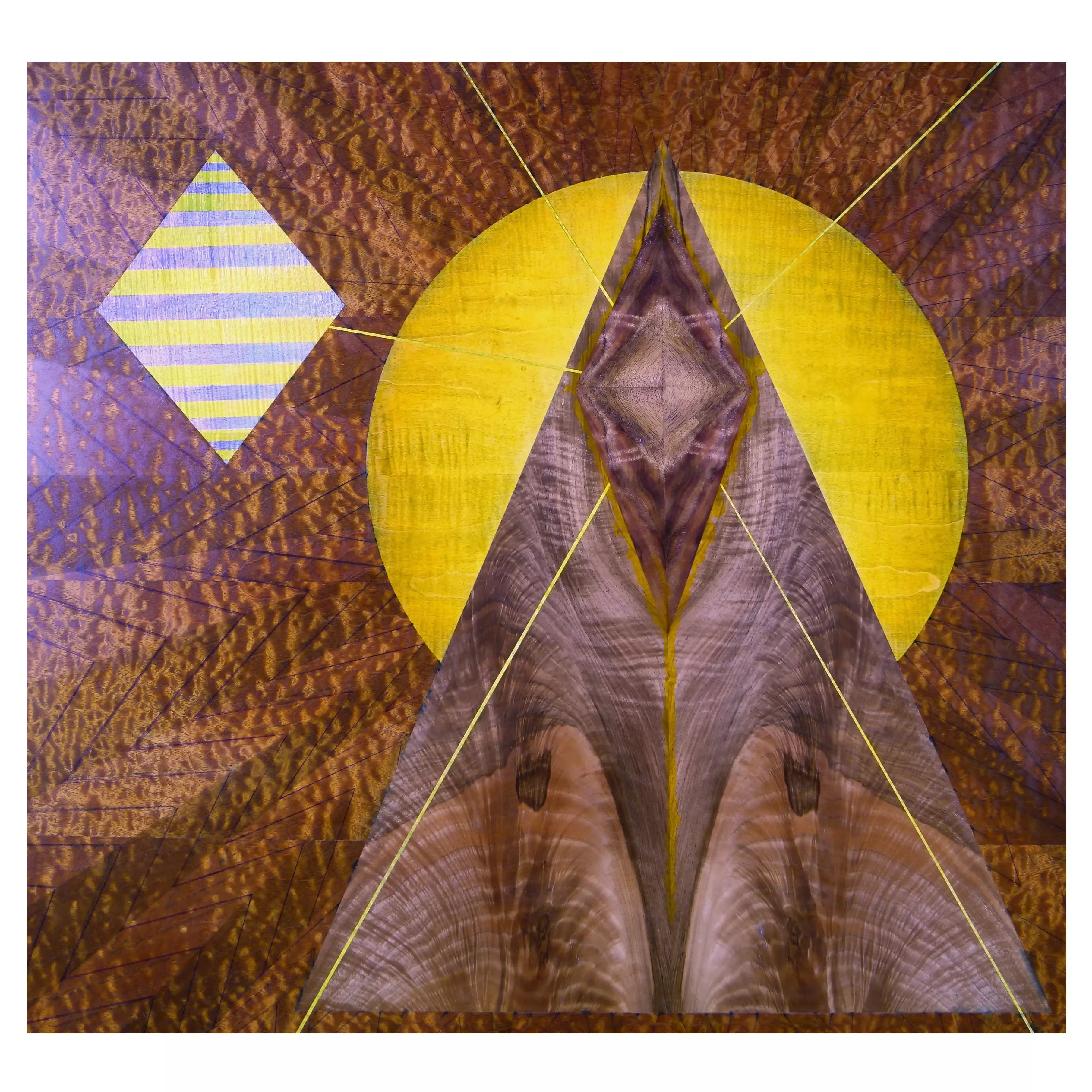 Innerysm: Intrinsic Motivation — Original Artwork (Marquetry on Panel) by Elementa Laudis