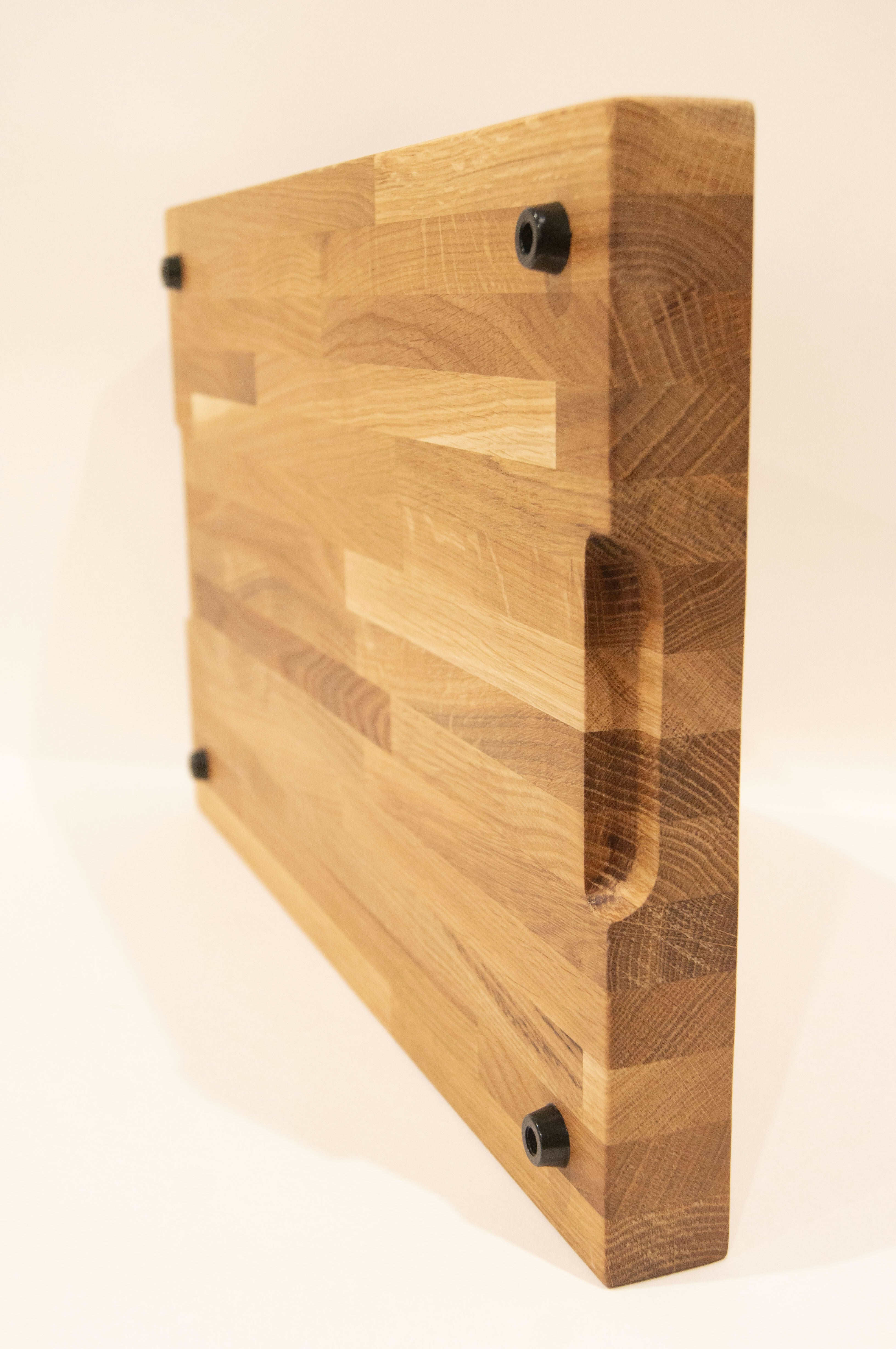Large Edge-Grain Oak Chopping Board