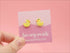 Yellow Duck Studs