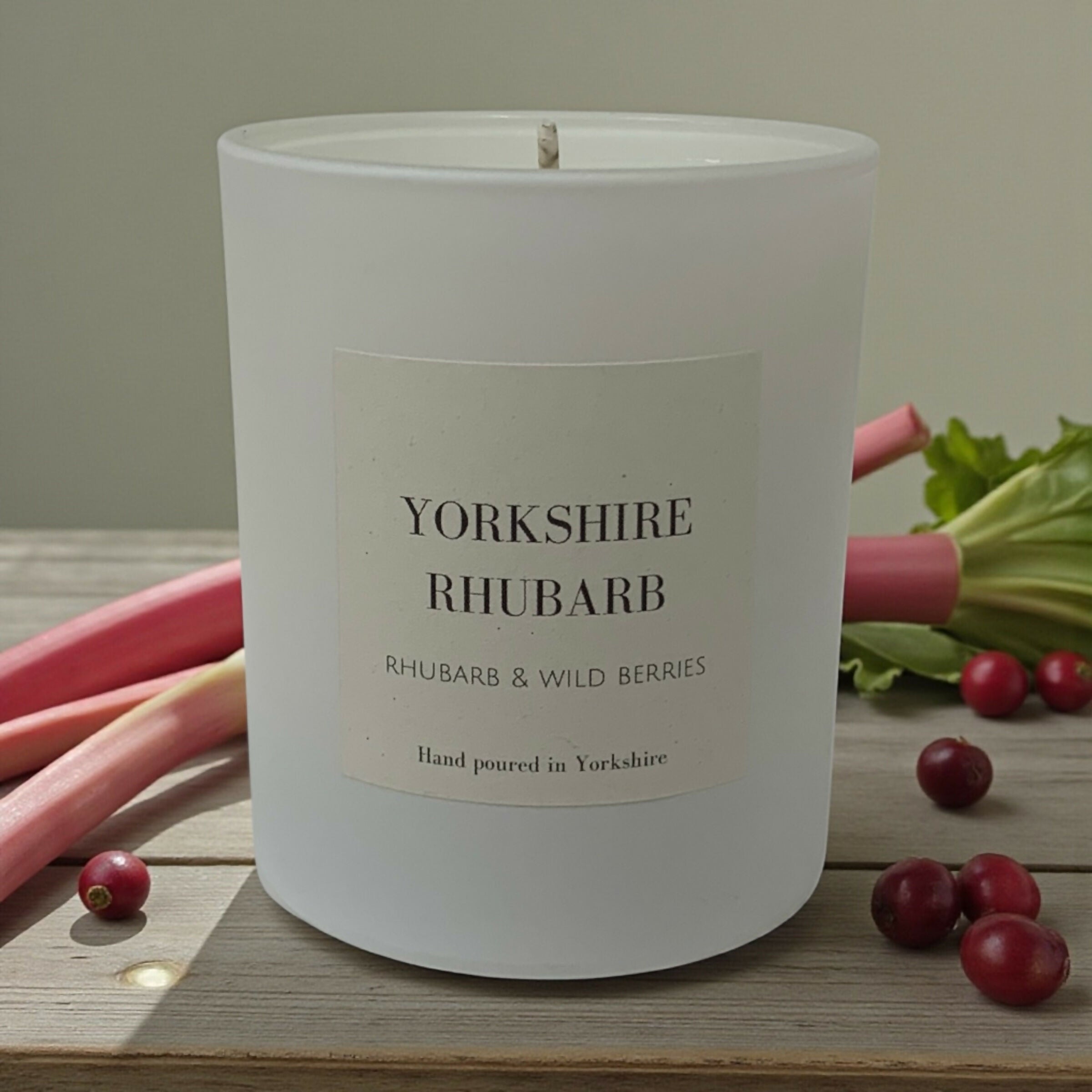 Yorkshire Rhubarb - Rhubarb and Wild Berries Candle - 160g