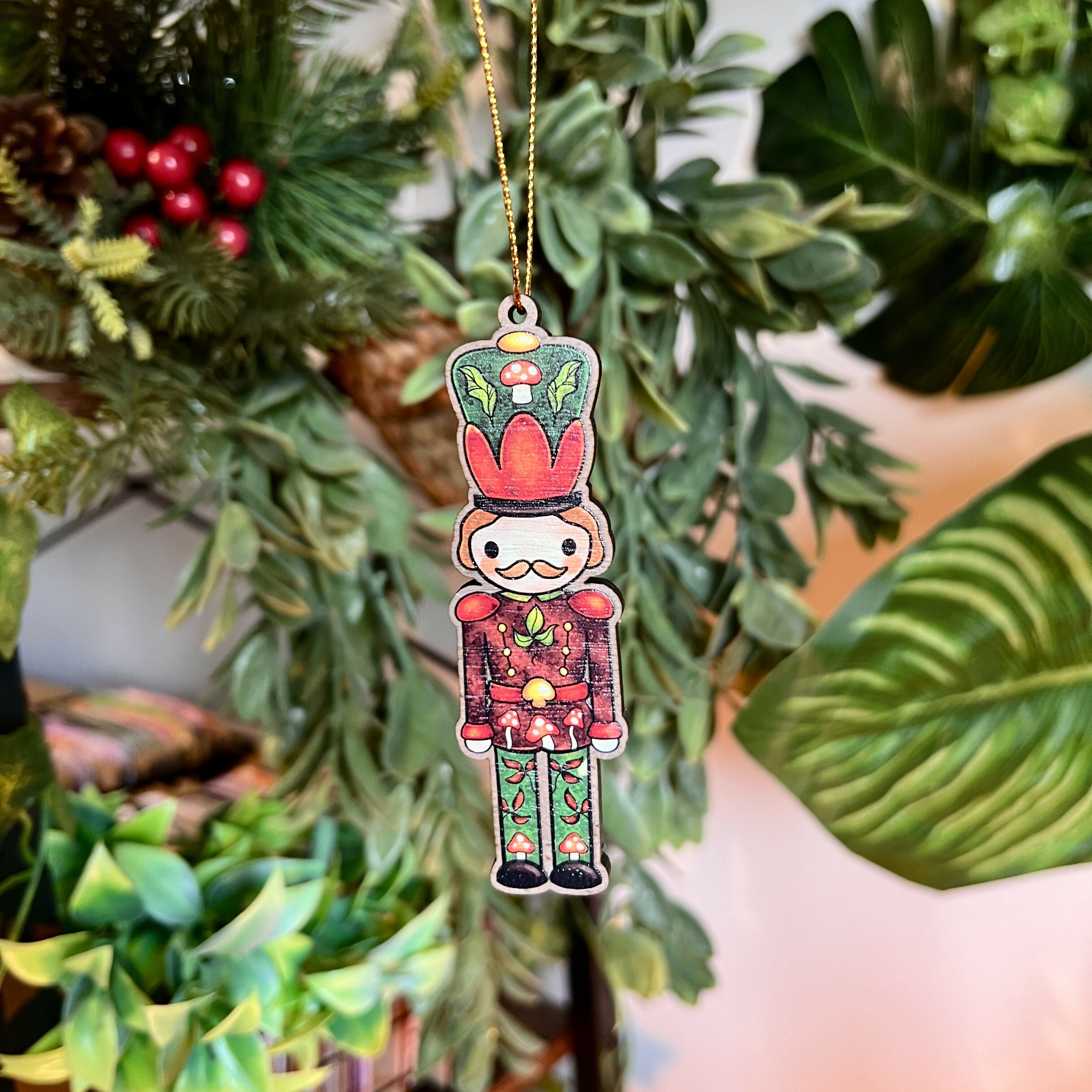 'Hans' Nutcracker Wooden Decoration