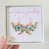 Real Flower Dinosaur Green Earrings Gold Plated