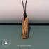 Natural Grain Wood Pendant