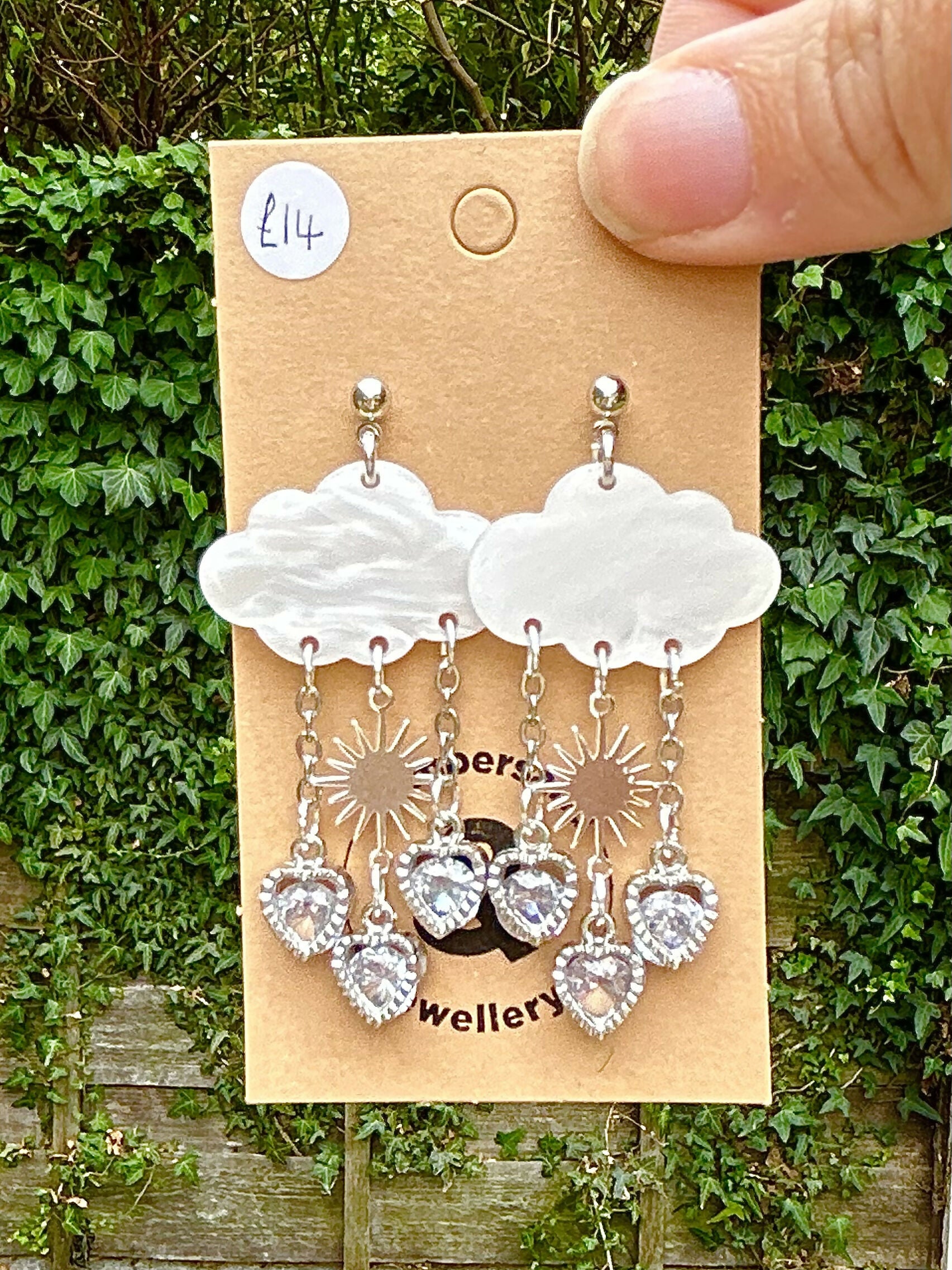 Dreamy Cloud charm earrings