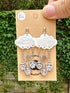 Dreamy Cloud charm earrings