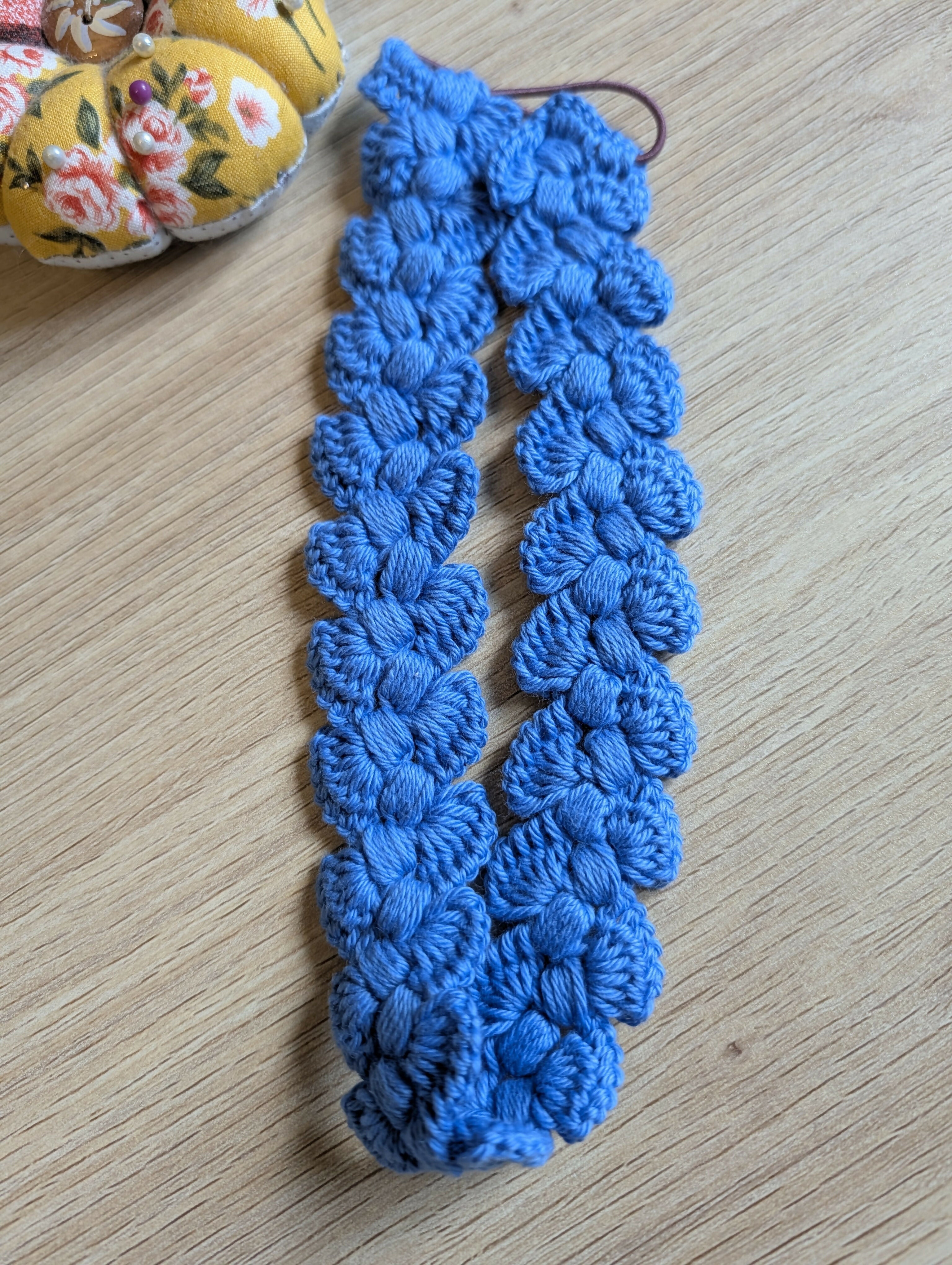 Floral Headband - Blue
