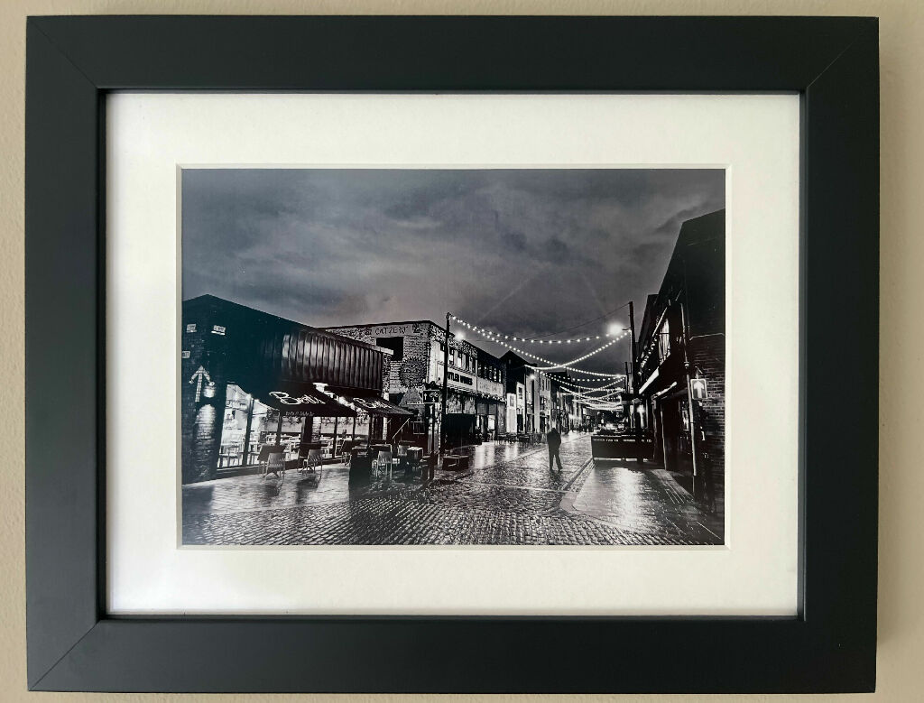 A Lonely Walk Down Humber Street, Hull (frame 28x23)