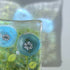 Small Fused Glass Blue Flower Trio