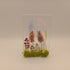 Fused Glass Pink Flower Tealight