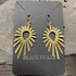 Hammered Brass Tribal Earrings