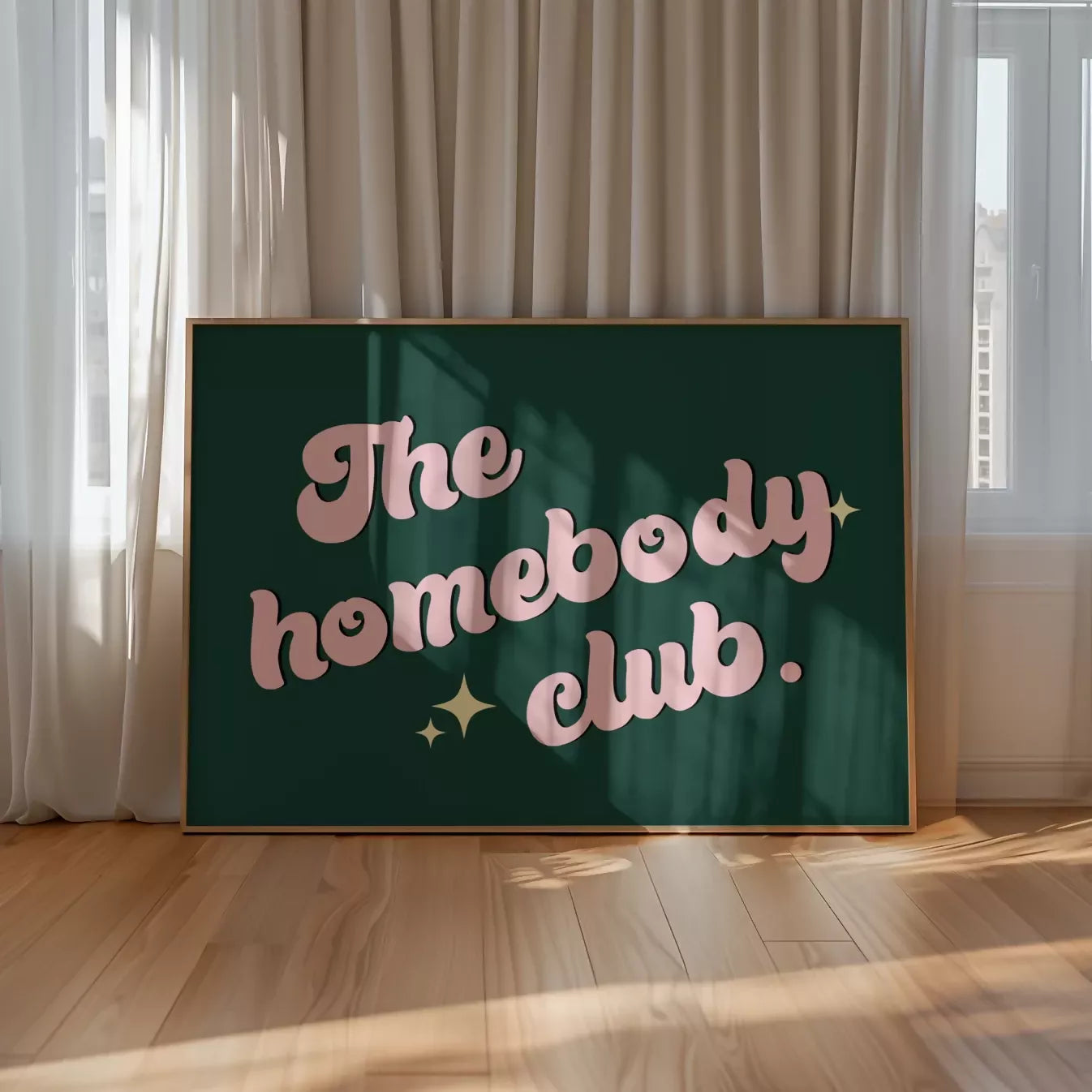 THE HOMEBODY CLUB WALL ART PRINT