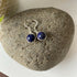 Lapis Lazuli Drop Earrings, Sterling Silver