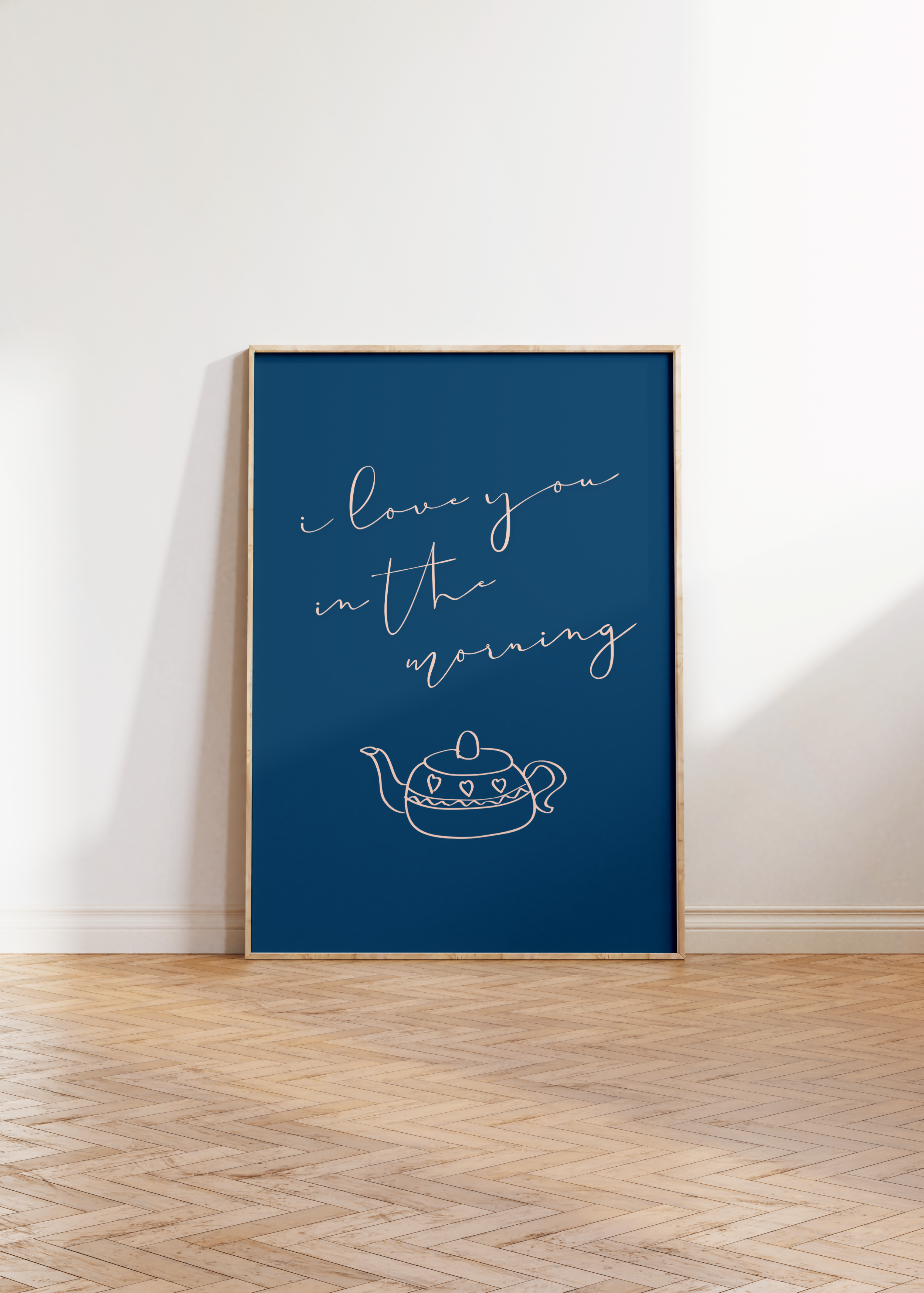 I LOVE YOU IN THE MORNING WALL ART PRINT
