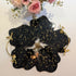 BEAUTIFUL BLACK AND GOLD TRAY SET WITH 4 COASTERS