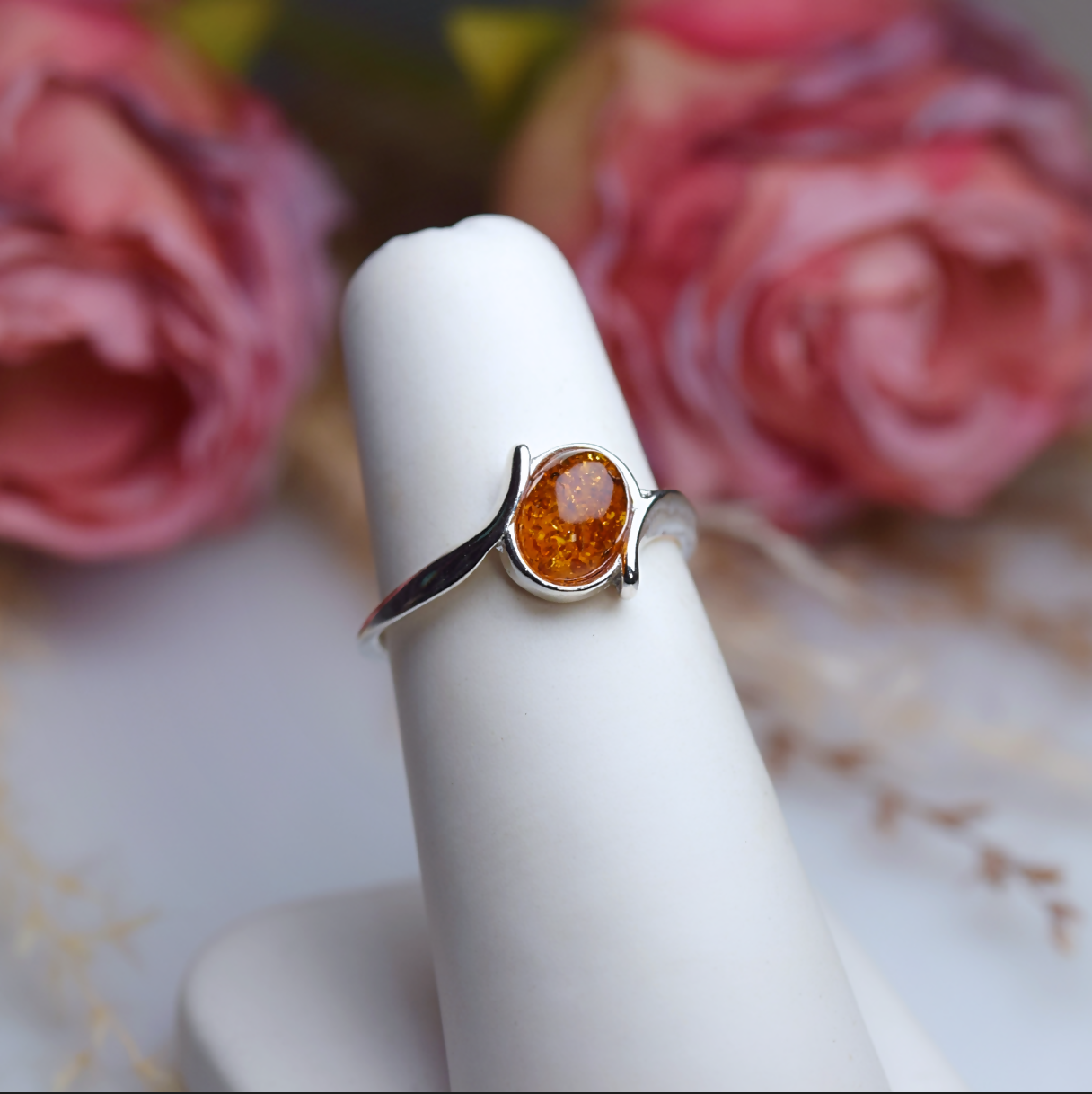 Baltic Amber Ring